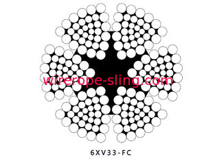 6xV33+FC driehoekige Bundelstaalkabel Samengeperste Mijnkabel