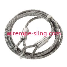 3/16 Inch X 6 voeten Wire Lifting Slings Verzinkt veiligheidskabel voor geleidedraden