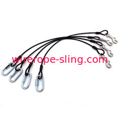 Zwart Nylon Dog Wire Rope Sling Length 4m Grote werklast voor Drag Cars