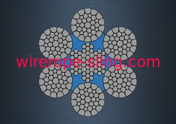IWRC-de Kabel van de Torenkraan, Staalkabel 6 Regelmatige Bundel legt voor Roterende Boringsinstallatie