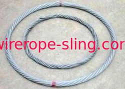 Soft Loop Steel Cable Slings Handverblindende gesplitste Din Bs Jis Astm Standard