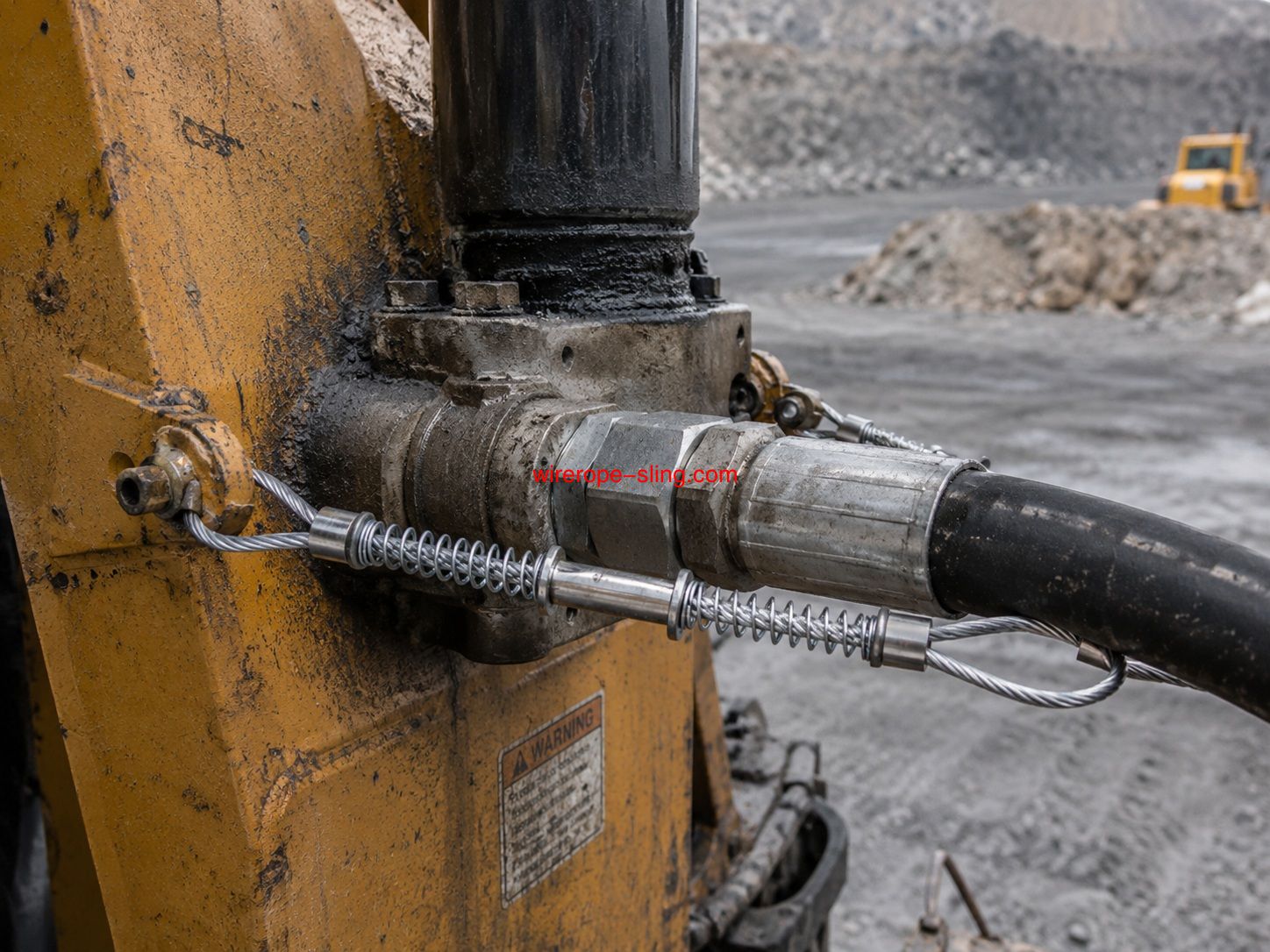 Aangepaste hogedruk slang beveiligingskabel voor hydraulische en industriële slang bescherming